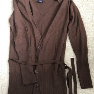 Gap cardigan with tie